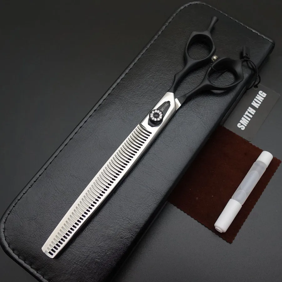 8 дюймов профессиональные ножницы для ухода за домашними животными, SMITH KING 8〞резка/прямые ножницы/филировщики/изогнутые ножницы 440C высокое качество решетки