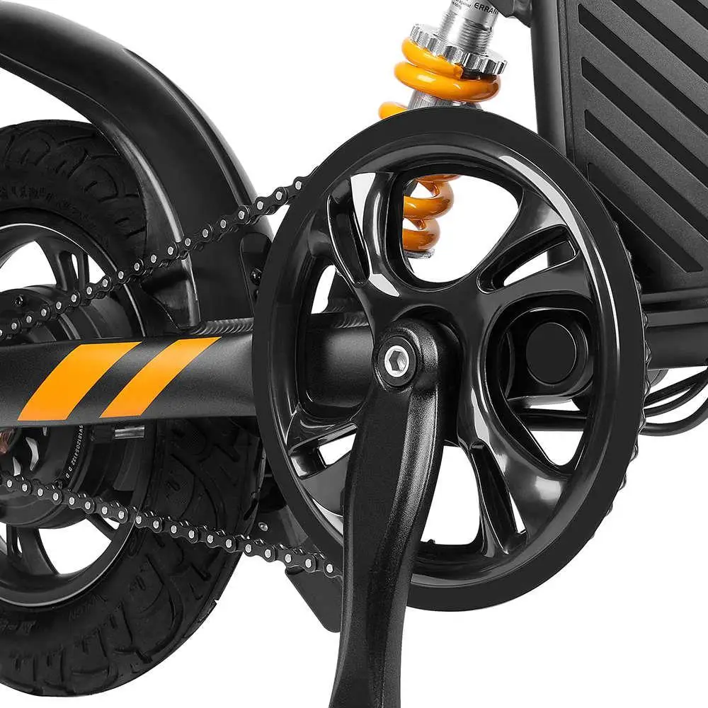 Sale Portable Electric Scooter Folding 2 Wheels Electric Bicycle 15.74 Inch 250W 36V Max 25KM/H Adults Black Electric Bike Bicycle 25