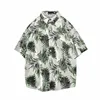 Hawaii Beach Shirt Men Quick Dry Summer Short Sleeve Male Print Casual Shirts Floral Loose Korean Clothing 2025 Vintage 3