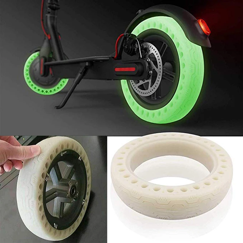 leuchtende fluoreszierende solide Rad Reifen Reifen für Xiaomi Mijia M365 Roller 