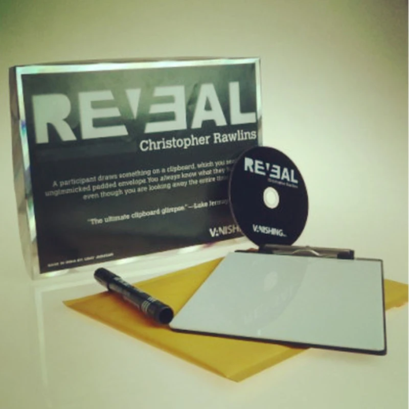 Reveal(DVD+ трюк)-магии крупным планом ментализм сценический магический реквизит иллюзии магические игрушки классическая шутка гаджет магический трюк