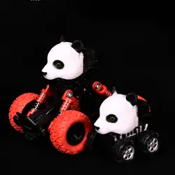 2 шт. голова панды оттяните назад внедорожные модели автомобилей Дети Подарки для мальчиков и девочек животных инерции багги