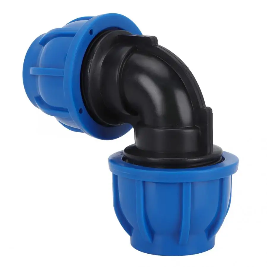 Быстрое соединение 4 шт. PE пластик 32 мм до 32 мм локоть адаптер Разъем водопровод фитинги аксессуары