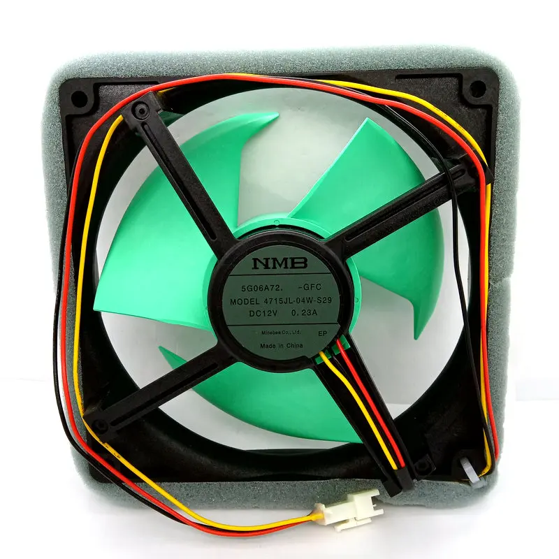 NMB 4715JL-04W-S29 DC12V 0.23A 12 см для холодильника Вентилятор охлаждения