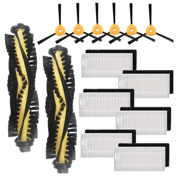 

Accessory Kit Compatible for Ecovacs Deebot N79S Deebot N79 Robotic Vacuum14Pcs (2 Main Brush +6 Filters + 6 Side Brushes)