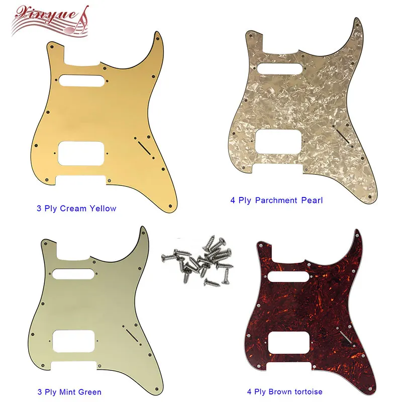 

Xinyue Guitar Parts - For FD US 11 Screws Hole Standard Start HS Guitar Pickguard Screw With No Knob Hole