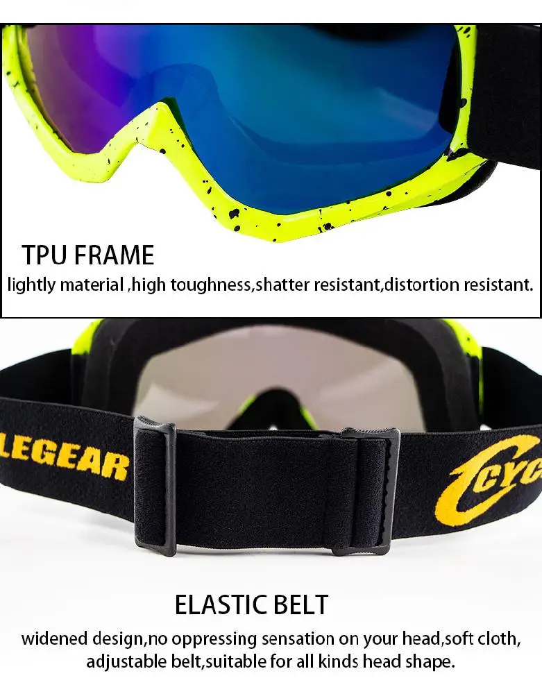 HiMISS мотоциклетные очки, очки для мотокросса, для занятий велоспортом, Gafas, очки для гонок по бездорожью, спортивные игровые солнцезащитные очки