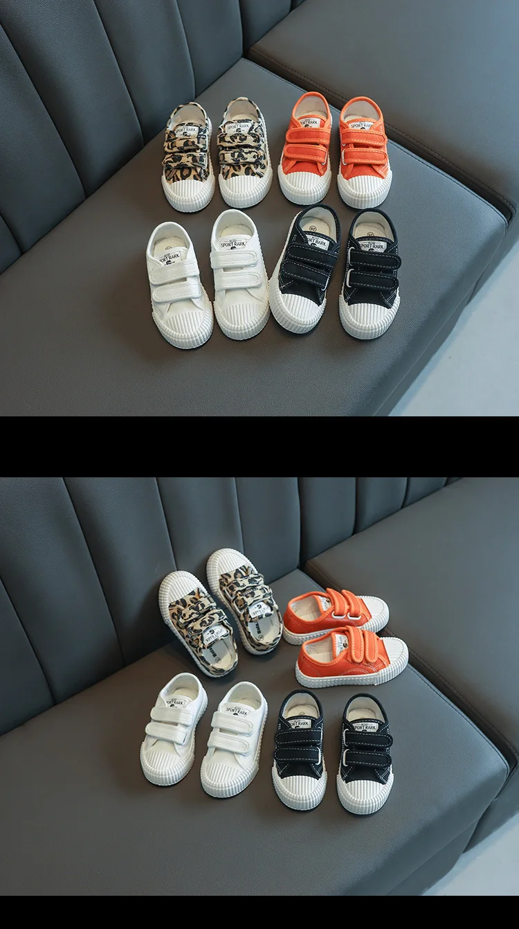 KushyShoo/Детские кроссовки; коллекция года; детская парусиновая обувь с двумя крючками и петлями; повседневная обувь для мальчиков; кроссовки для малышей; детская обувь для девочек