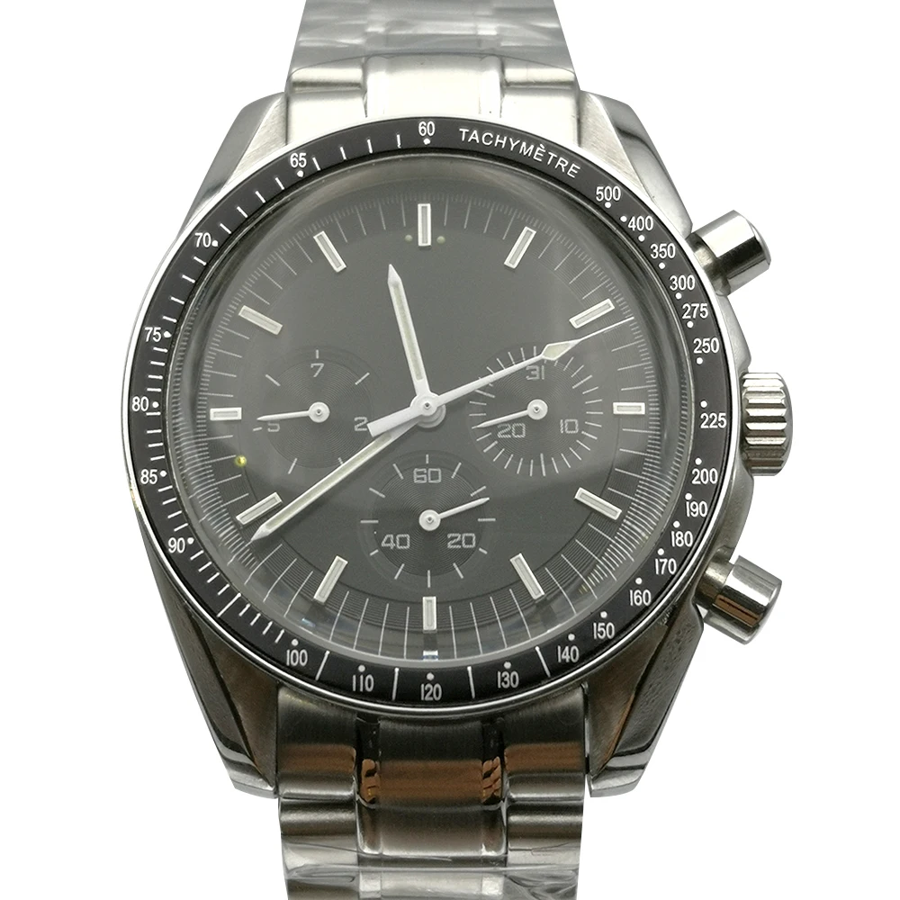 

40mm Custom Men's Watch 6-hands Automatic Mechanical Movement With Date Nologo