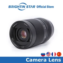 Brightin Star 60mm F2.8 2:1 Double Magnification Manual Focus Mirrorless Camera Macro Lens For Canon Sony Fujifilm M4/3 Nikon