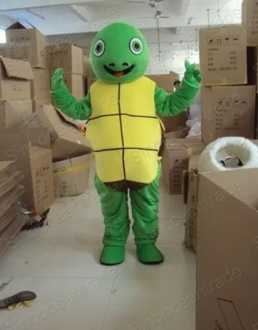 

Factory direct sale Turtle happy boy Mascot Costume Adult Halloween Birthday party cartoon Apparel Cosplay Costumes