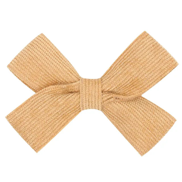 2021 New Solid Cotton Hiar Bows With Clip For Baby Girls Hair Clips Barrettes Hairpins Hair Accessories Kid Handmade заколки 1 PCS