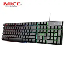 

IMICE AK-600 Keyboard Plug and Play with Liquid Diversion Hole Consumer Electronics Gamer Keyboard with Liquid Diversion Hole fo