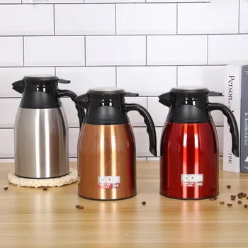 

1.6L Insulation Pot Large Capacity Stainless Steel Kettle Coffee Pot Simple Fashion Portable Vacuum Kettle
