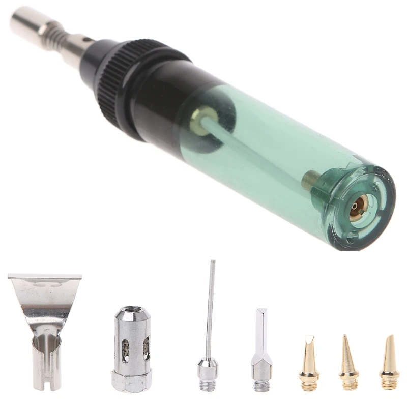 

Butane Gas Soldering Iron Tips Set For Electric Blow Torch Gun Wireless Portable