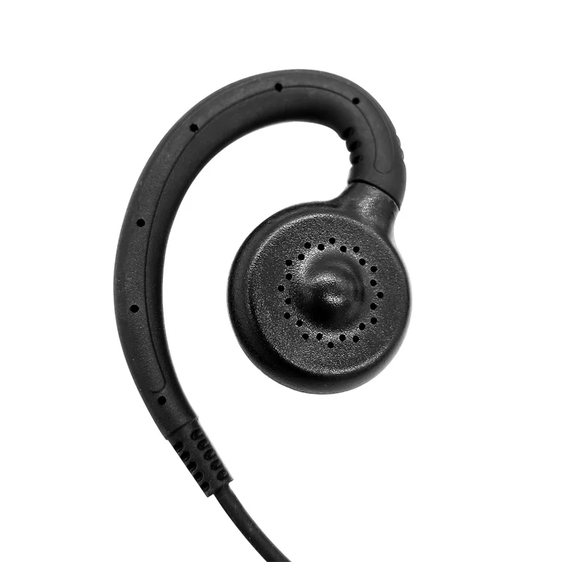G-hook Earpiece C Swivel Headset with PTT Mic, Fit for HYT Hytera PD502, PD562, BD502, BD502i, TC-508, TC-580