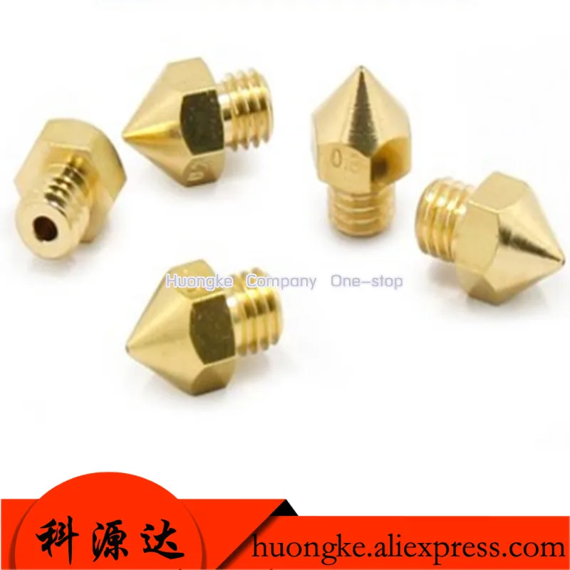 

3D Printer Nozzles MK8 Extruder Nozzle Extruder Print Head 1.75mm for 3D Printer Anet A8 Makerbot MK8 Creality CR-10 Ender 3