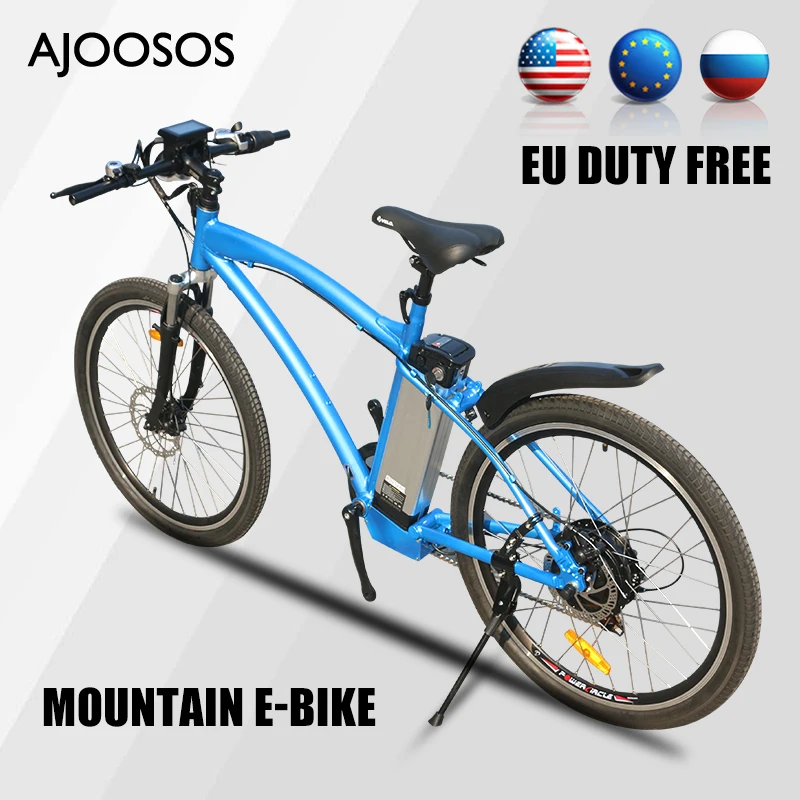48V 500W Elelectric Mountain Bike for Adults 48v 12ah Lithium Battery 26 inch MTB motor wheel E bicycle 500w Ebike | Спорт и