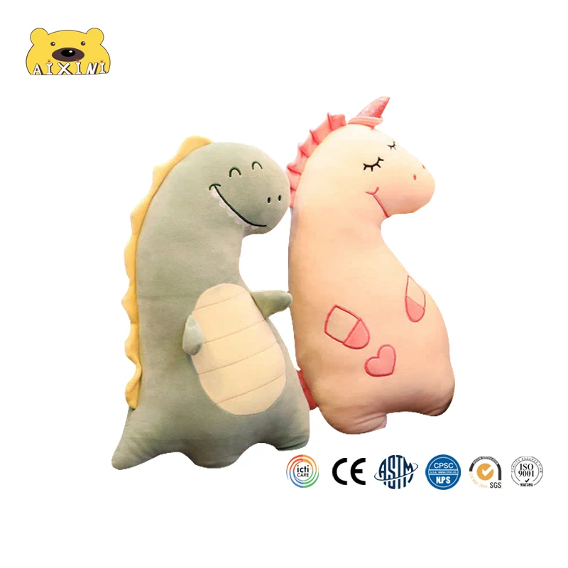 1Pcs 60/80cm Soft Kawaii Unicorn Birthday Party Plush Toy Cute Unicornio Dinosaurio Lovely Stuffed Animal Gift for Kid Baby Doll