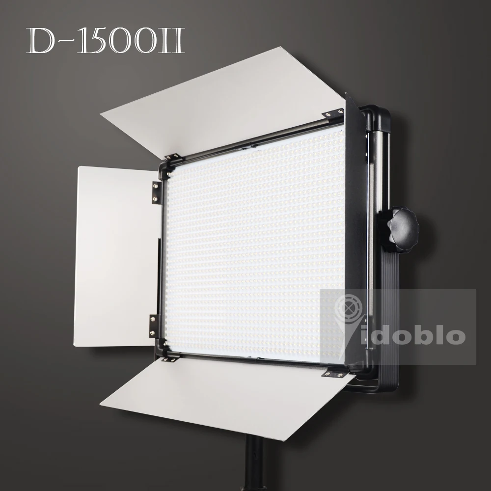 Yidoblo 1 шт. плоская панель светодиодный светильник D-1500II 120 Вт Видео ультра тонкий светильник светодиодный студийный светильник ing фотография супер тонкий и светильник