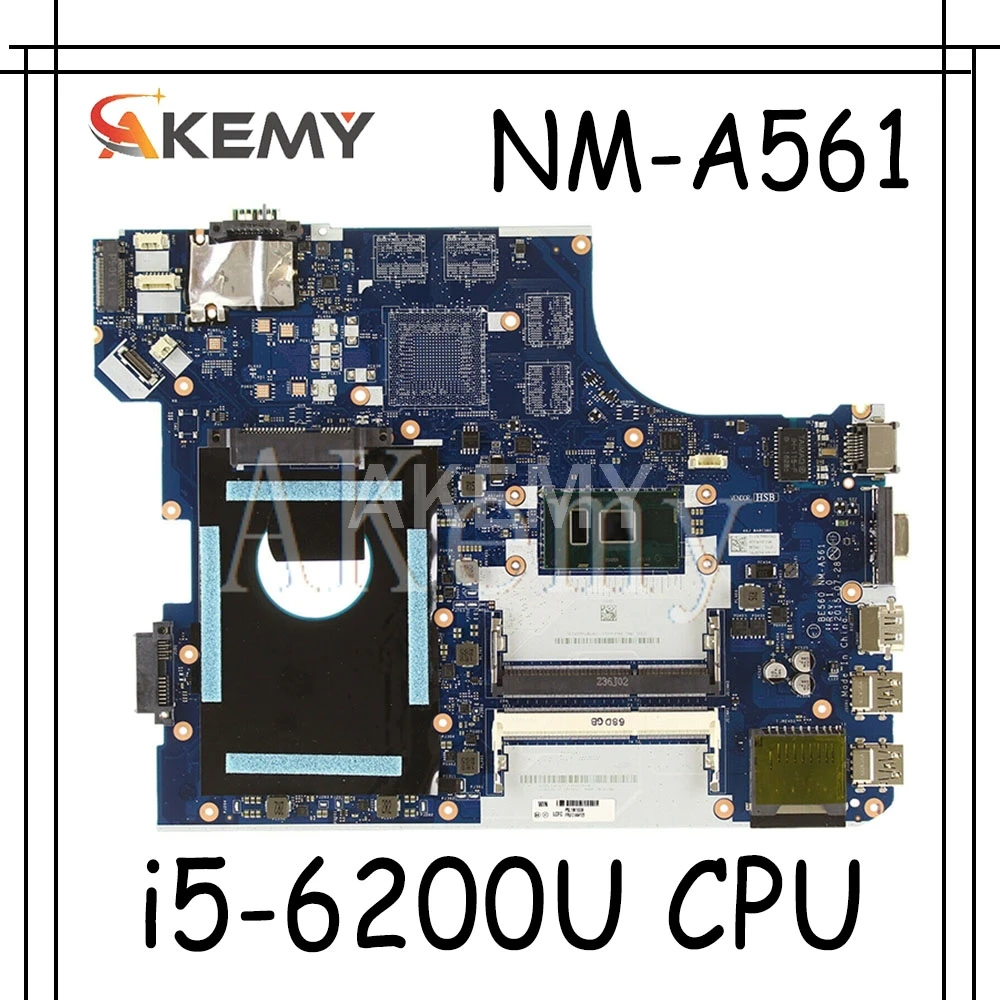 SAMXINNO For Lenovo Thinkpad E560 E560C notebook motherboard BE560 NM-A561 mainboard FRU 01AW105 CPU i5 6200U DDR3 100% test | Компьютеры
