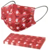 2021 New Women And Men Dust Mask 10pcs Unisex Disposable Face Mask Adults Christmas Designs 3-ply Facial Masks Маска Для Лица 4
