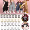 20pcs Newest 4mm Mini Ultra-small Tri-glide Belt Buckle Doll Bags Buckles Diy Doll Buttons Shoes Accessories 1