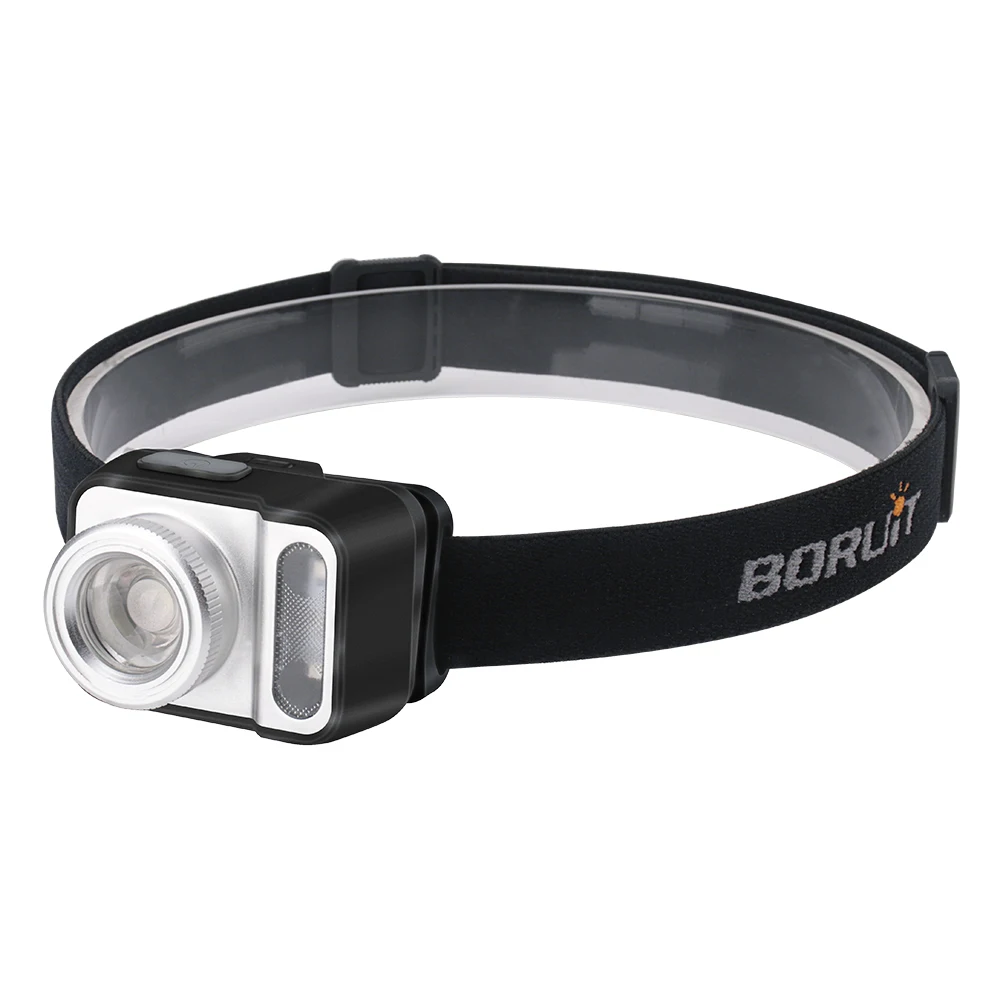A BORUiT B36 XP-G2+ 2*3030 красный светильник светодиодный налобный мини-фонарь 5-Режим масштабирования головной светильник AAA Батарея Головной фонарь для охоты, кемпинга светильник Инж - Испускаемый цвет: A
