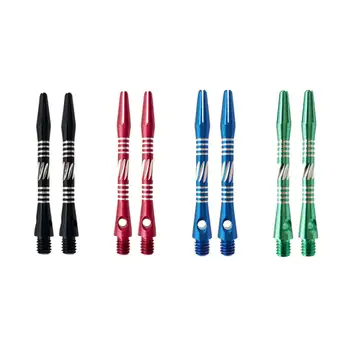 

8 X Aluminum Alloy Darts Shafts Harrows Dart Stems Mixed Color 46mm 4 Color Hand-Carved Dart Pole Metal Dart Pole