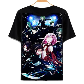 

New Men's Unique Anime T-shirt 3d Print Guilty Crown Shu Ouma Inori Super Power Anime Cosplay Costmes Men T Shirt Cool Clothes