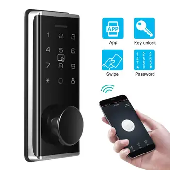 

Password Lock Automatic Intelligent Password Electronic Indoor Door Lock App TTlock Smart cerradura puerta