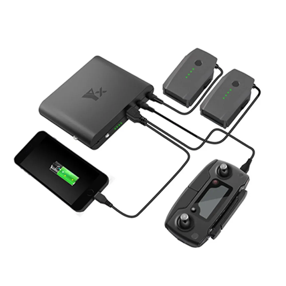 Зарядка портативное зарядное устройство power Bank зарядные аксессуары для аккумуляторов DJI Mavic Pro Прямая поставка