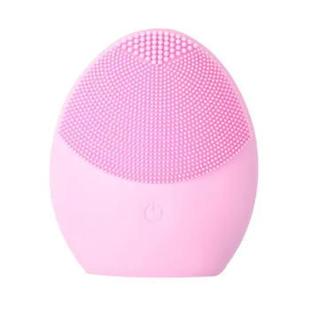

Hot sale Facial Cleansing Brush Machine Vibration Silicone Electric Waterproof Cleaning Massage