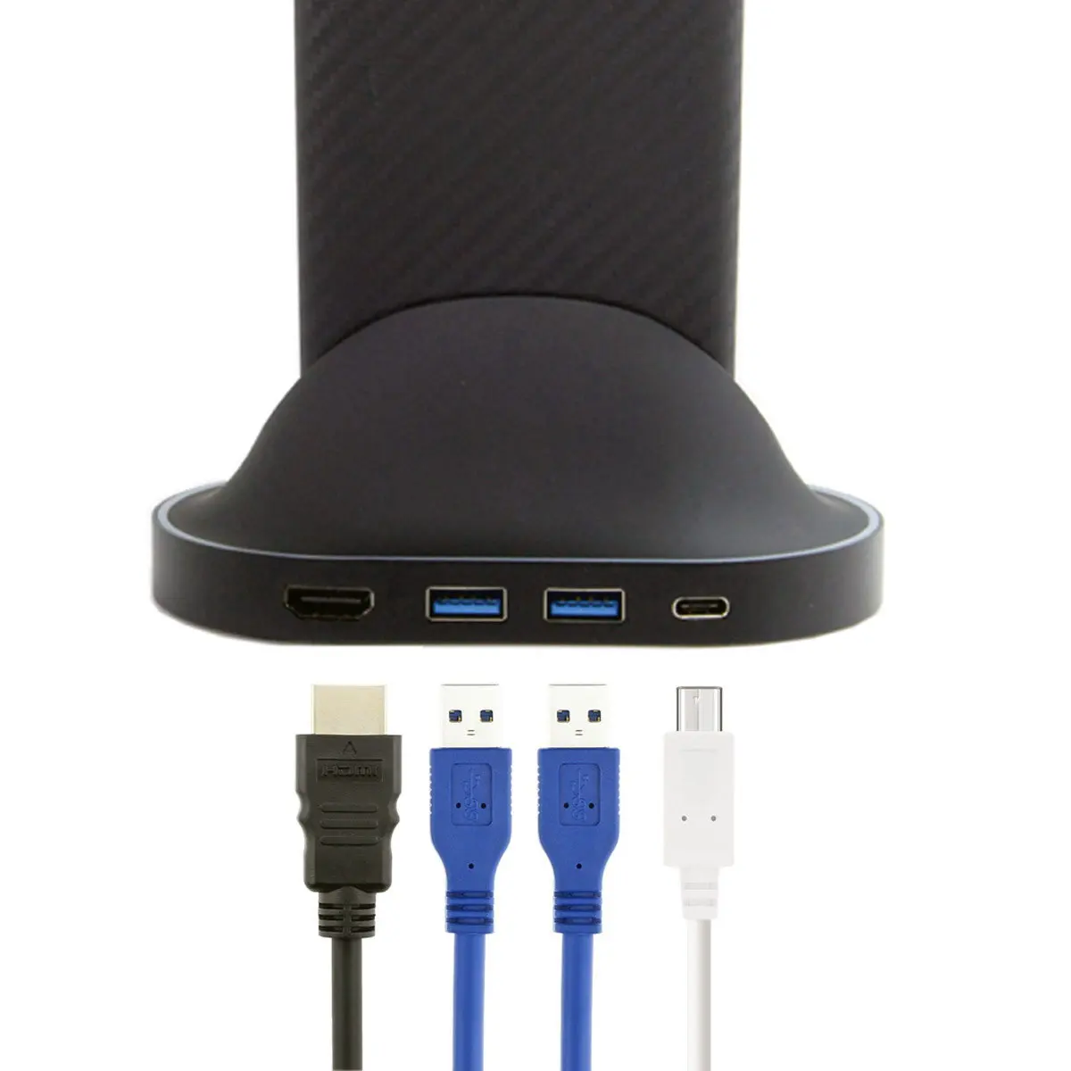 

Cablecc USB 3.1 Type-C USB-C Dock Station to HDMI & Dual 3.0 Hub & Power For S8 S9 Mate10 P20
