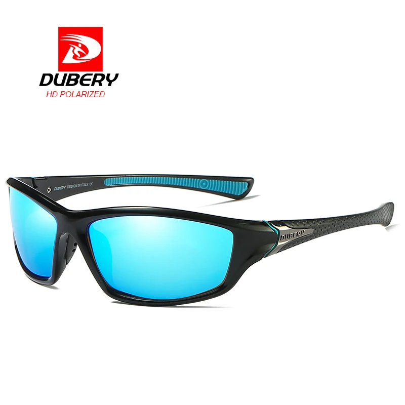 DUBERY Polarized Sunglasses For Men Retro Male Sun Glasses Mirror Mens Night Vision Goggles Shades Brand Designer Oculos
