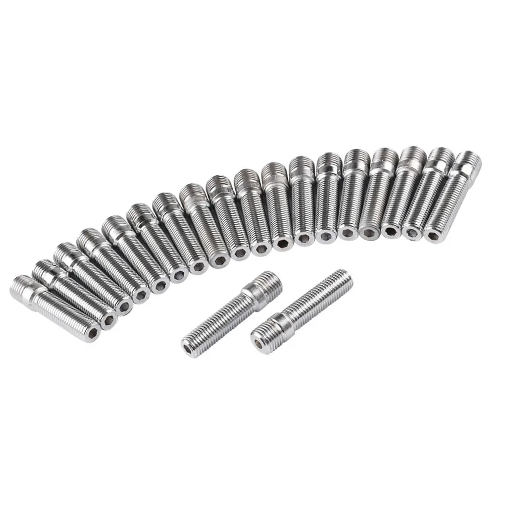 20 Pieces Conversion Converter Adapter Kit 14*1.5 to 2*1.5 Bolt Rim Wheel Studs