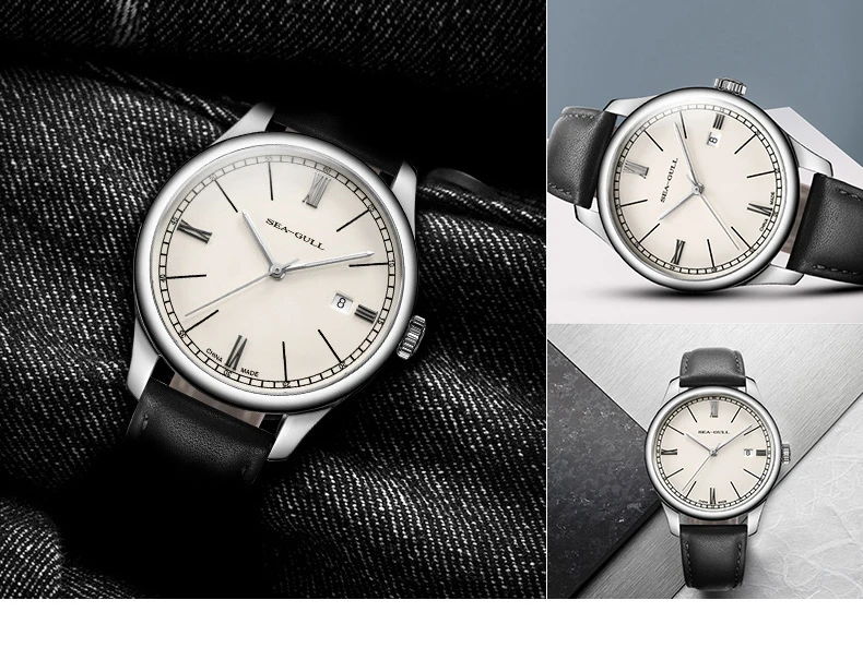 Seagull часы высокого качества автоматические для мужчин деловые часы модные часы мужские водонепроницаемые часы 819.17.6073