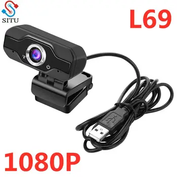 

L69 HD 1080p PC Webcam Mini Computer USB Webcam with Microphone Digital Video Recorder Live Broadcast for Home Office Camera