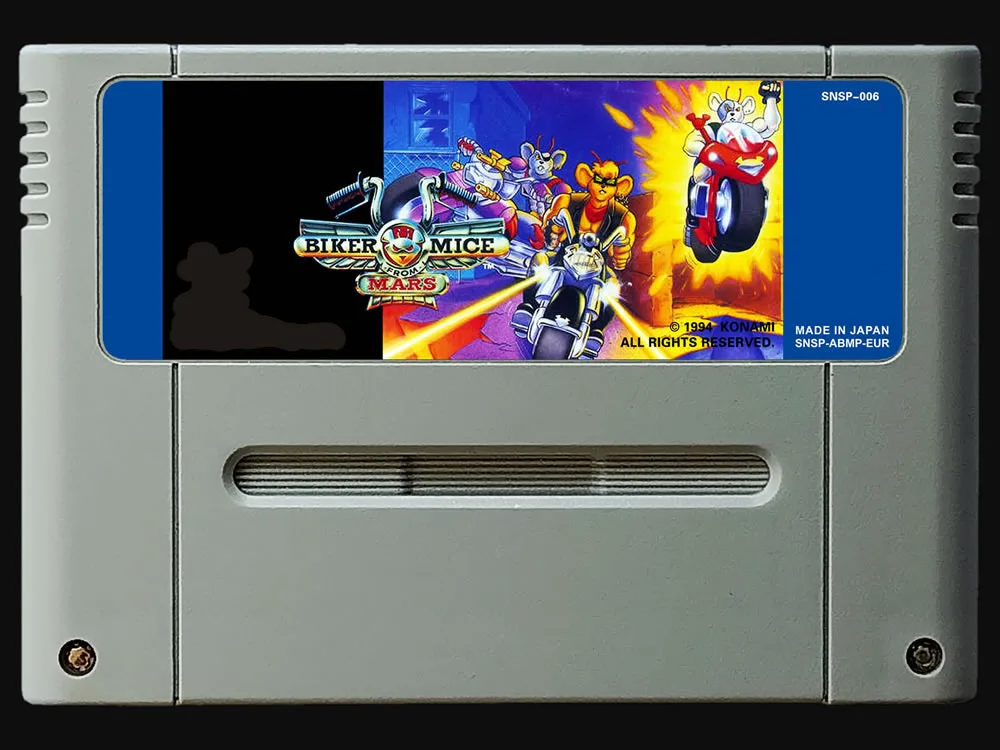 16Bit Giochi ** Biker Mice Da Marte (Pal Eur Versione!!)
