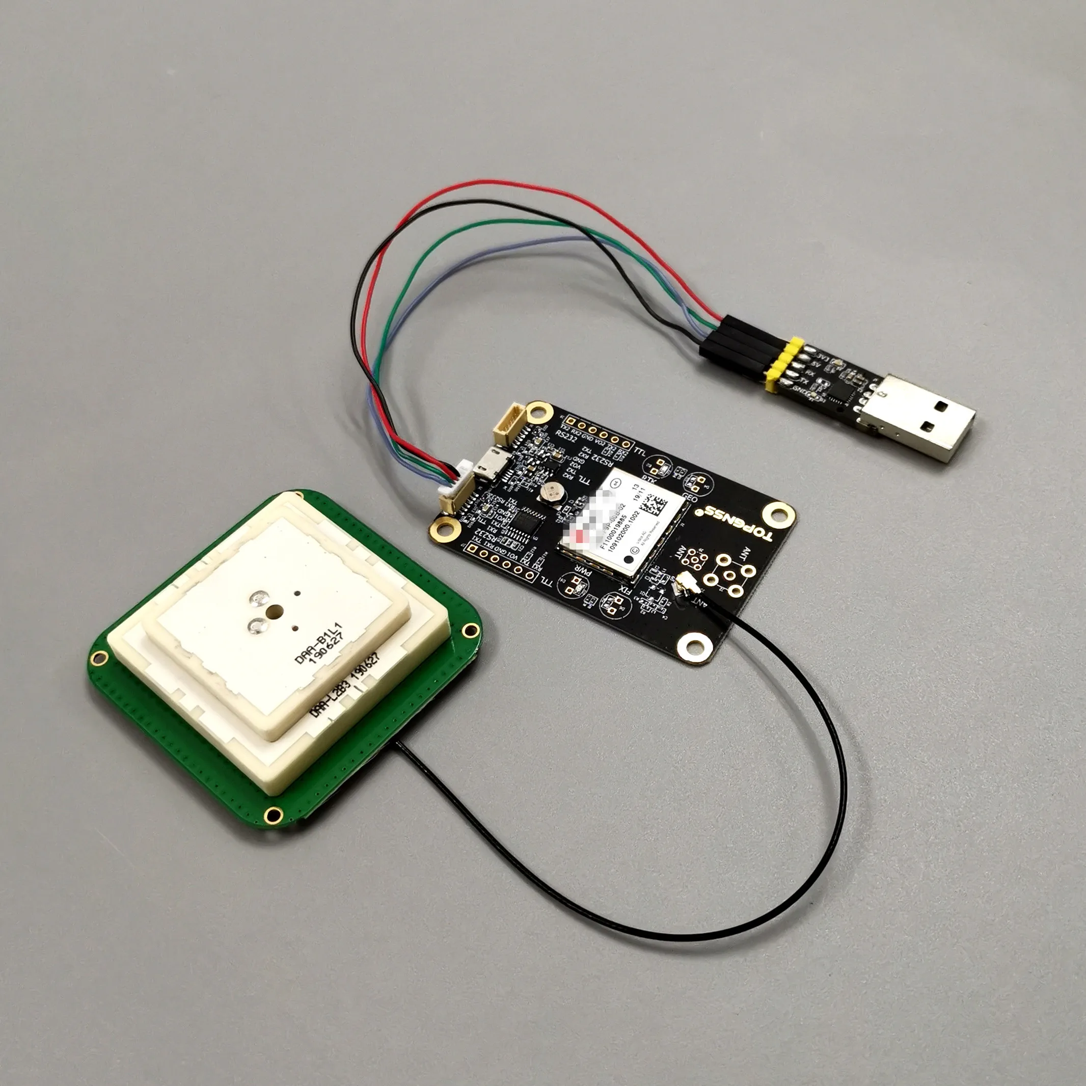 TOP906 ZED-F9P GNSS модуль RTK принимающей антенны gps ГЛОНАСС Галилео NMEA0183 UART ttl уровня 5V