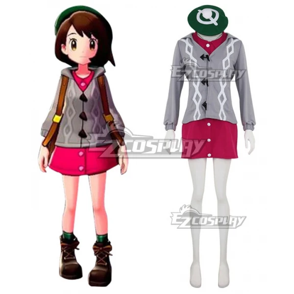 

Pocket Monsters Cosplay Protagonist Trainer Halloween Default Clothes Outfit Full Set Cosplay Costume
