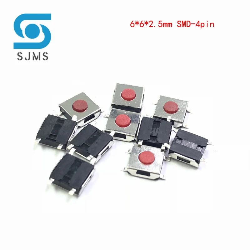 10pcs Mini Normally Closed Switch 4*6 3 x 6 SMD Tact Switch Touch 3*6*2.5mm RS 