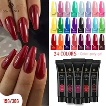 SAVILAND камуфляжные ногти, полигелевые наборы, долговечный гель для ногтей, Гель-лак для наращивания ногтей, твердый гель, полигель