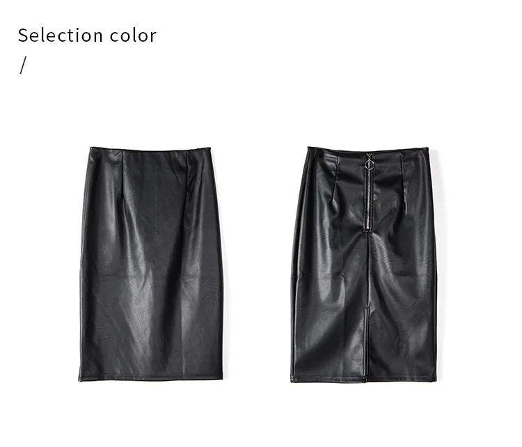 Heliar модная облегающая Черная Женская юбка-карандаш из искусственной кожи, осенняя Мини-Юбка Для Женщин, женское сексуальное Клубное платье для женщин
