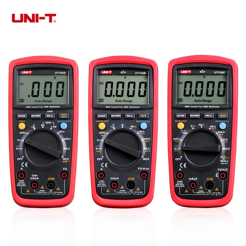UNI-T Цифровой мультиметр UT139E UT139C UT139B UT139A True RMS LPF фильтр низких частот LoZ AC DC V Температура Res Freq тест