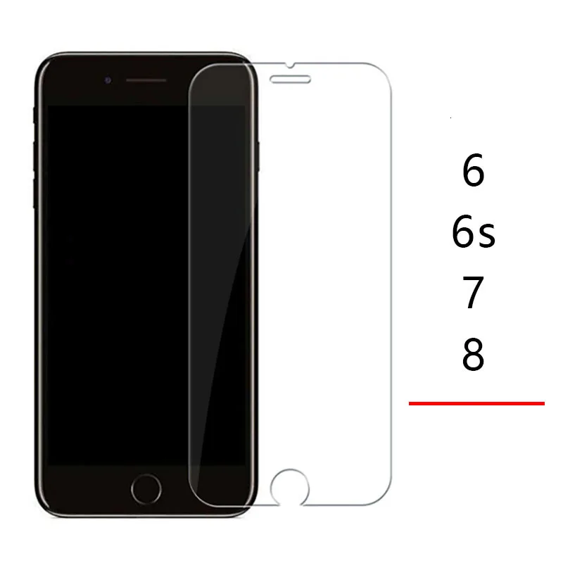 Защитный чехол закаленное стекло 9h для Iphone 6 s 5 S E Se S5 S6 7 8 Plus X Xs Max Xr 5c|Бамперы| |
