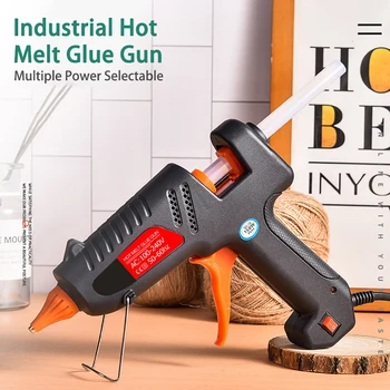 

100w House Craft Glue Stick Gun Hot Melt Glue Machine Industrial Machine Thermo Electric Heat Temperature Tool Anti-Scald Small