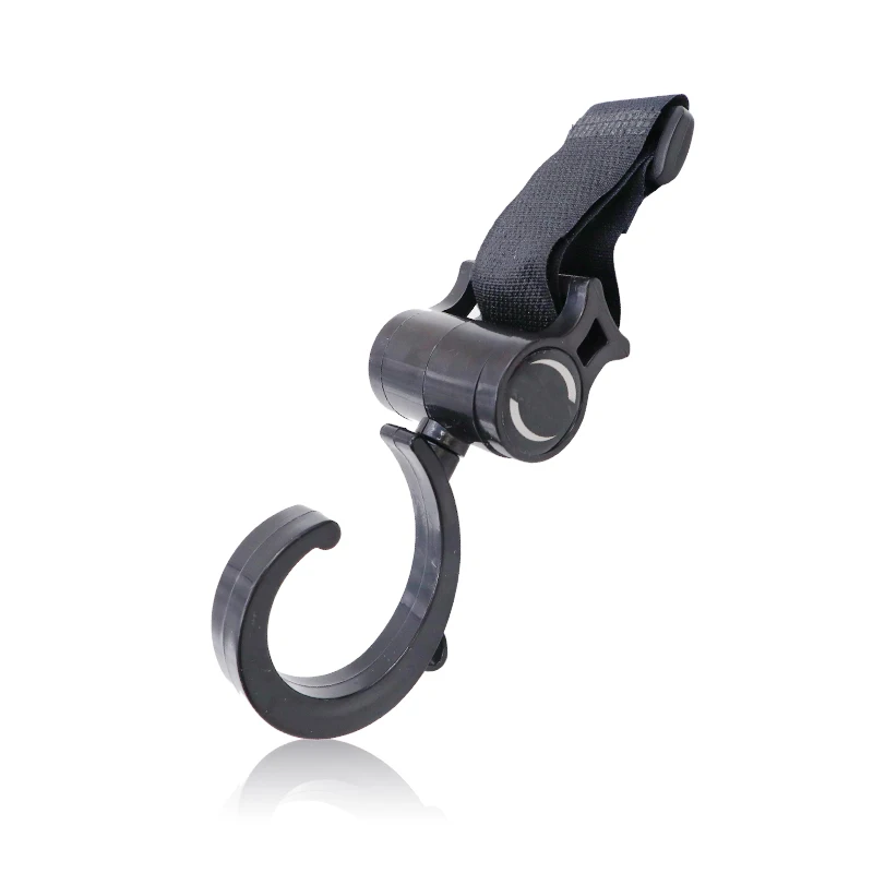 1Pc Hook 2 шт./лот вешалка для детской одежды крючки для прогулочных колясок вращаются на 360 градусов Мама сумка крюк аксессуары для коляски для тележки коляски подвесные сумки - Color: 1Pc Hook