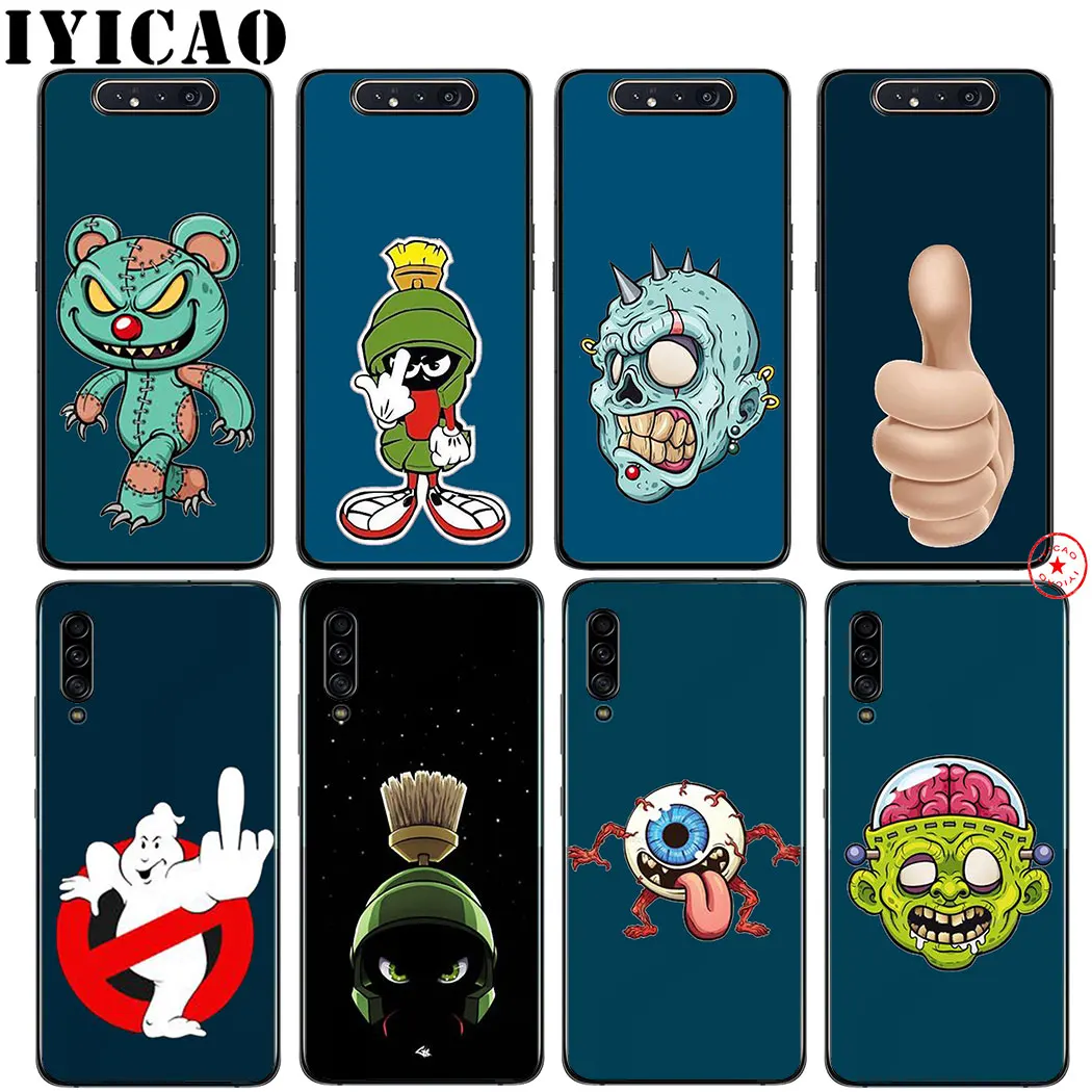 IYICAO Творческий темно-синий мягкий чехол для samsung Galaxy A50 A70 A60 A40 A30 A20 A10 M10 M20 M30 M40