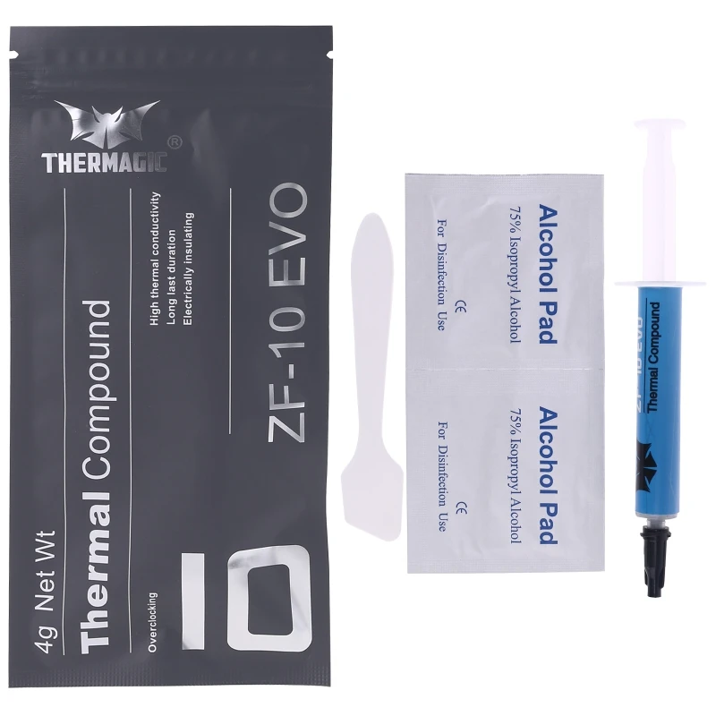 

ZF10 Thermal Compound Conductive 10.8W/M k Grease Paste Silicone Plaster for CPU
